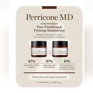 2-pack Perricone MD High Potency Face Finishing & Firming Moisturizer bundle